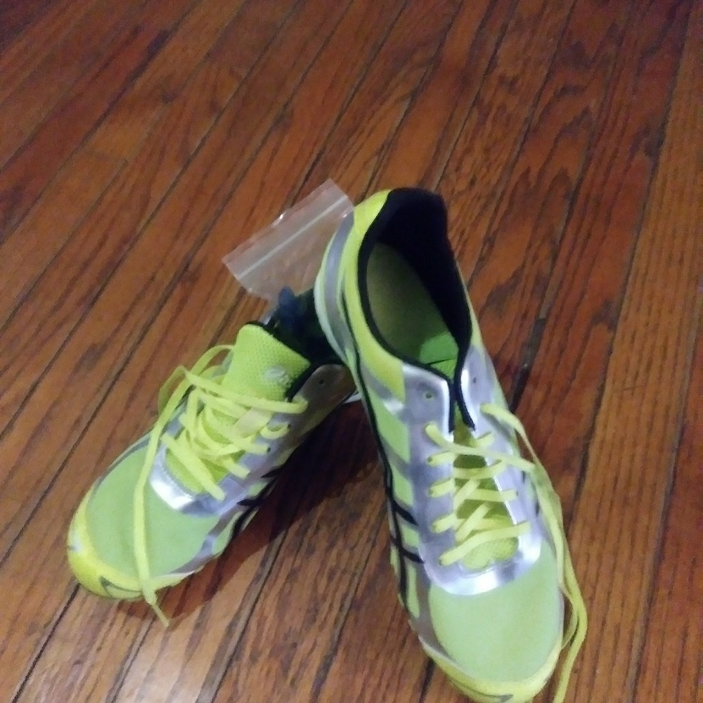 Asics track shoes with cleats